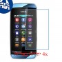 [4 יחידות] Nokia Asha 305 מגן מסך נאנו זכוכית 9H סקרין מובייל