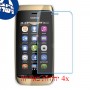[4 יחידות] Nokia Asha 308 מגן מסך נאנו זכוכית 9H סקרין מובייל