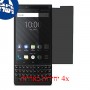 [4 יחידות] BlackBerry KEY2 מגן מסך נאנו זכוכית 9H פרטיות סקרין מובייל