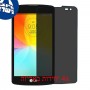 [4 יחידות] LG L Fino מגן מסך נאנו זכוכית 9H פרטיות סקרין מובייל