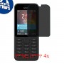 [4 יחידות] Nokia 215 מגן מסך נאנו זכוכית 9H פרטיות סקרין מובייל