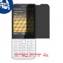 [4 יחידות] Nokia 225 מגן מסך נאנו זכוכית 9H פרטיות סקרין מובייל