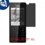 [4 יחידות] Nokia 515 מגן מסך נאנו זכוכית 9H פרטיות סקרין מובייל