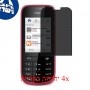 [4 יחידות] Nokia Asha 203 מגן מסך נאנו זכוכית 9H פרטיות סקרין מובייל