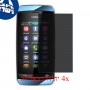 [4 יחידות] Nokia Asha 306 מגן מסך נאנו זכוכית 9H פרטיות סקרין מובייל