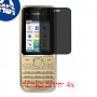 [4 יחידות] Nokia C2-01 מגן מסך נאנו זכוכית 9H פרטיות סקרין מובייל