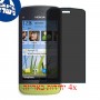 [4 יחידות] Nokia C5-05 מגן מסך נאנו זכוכית 9H פרטיות סקרין מובייל