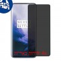 [4 יחידות] OnePlus 7 Pro מגן מסך נאנו זכוכית 9H פרטיות סקרין מובייל
