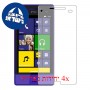 [4 יחידות] HTC 8XT מגן מסך הידרוג'ל שקוף (סיליקון) סקרין מובייל