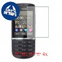 [4 יחידות] Nokia Asha 300 מגן מסך הידרוג'ל שקוף (סיליקון) סקרין מובייל