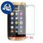[4 יחידות] Nokia Asha 308 מגן מסך הידרוג'ל שקוף (סיליקון) סקרין מובייל
