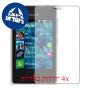 [4 יחידות] Nokia Asha 502 Dual SIM מגן מסך הידרוג'ל שקוף (סיליקון) סקרין מובייל