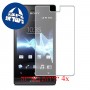 [4 יחידות] Sony Xperia miro מגן מסך הידרוג'ל שקוף (סיליקון) סקרין מובייל