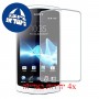 [4 יחידות] Sony Xperia neo L מגן מסך הידרוג'ל שקוף (סיליקון) סקרין מובייל