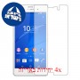 [4 יחידות] Sony Xperia Z3 Dual מגן מסך הידרוג'ל שקוף (סיליקון) סקרין מובייל